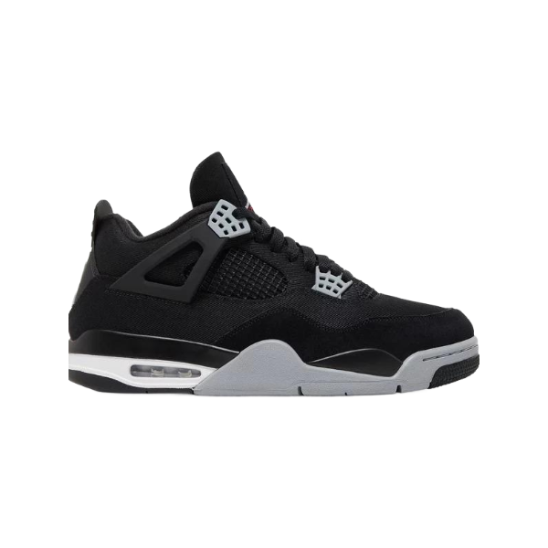 Jordan 4 "Black Canvas" (GS)